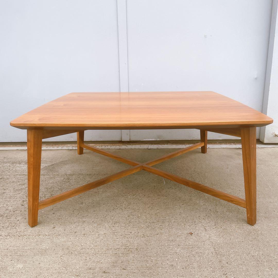 【美品】FUJIEI 藤栄 ボニートスクエア センターテーブルリビングテーブル