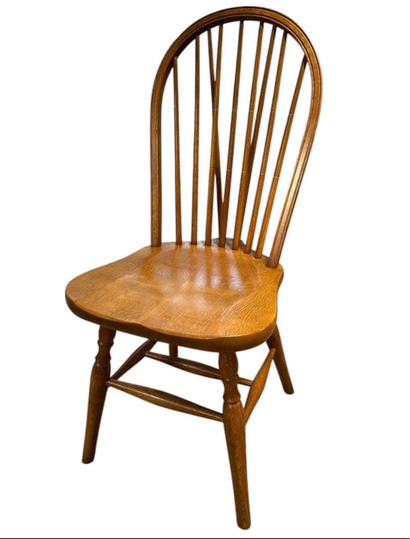 秋田木工 ウィンザーチェア ダイニングチェア 椅子　大塚家具美品 秋田木工 ダイニングチェア「ハンナチェア」ブナ材 白木塗装 | 【公式