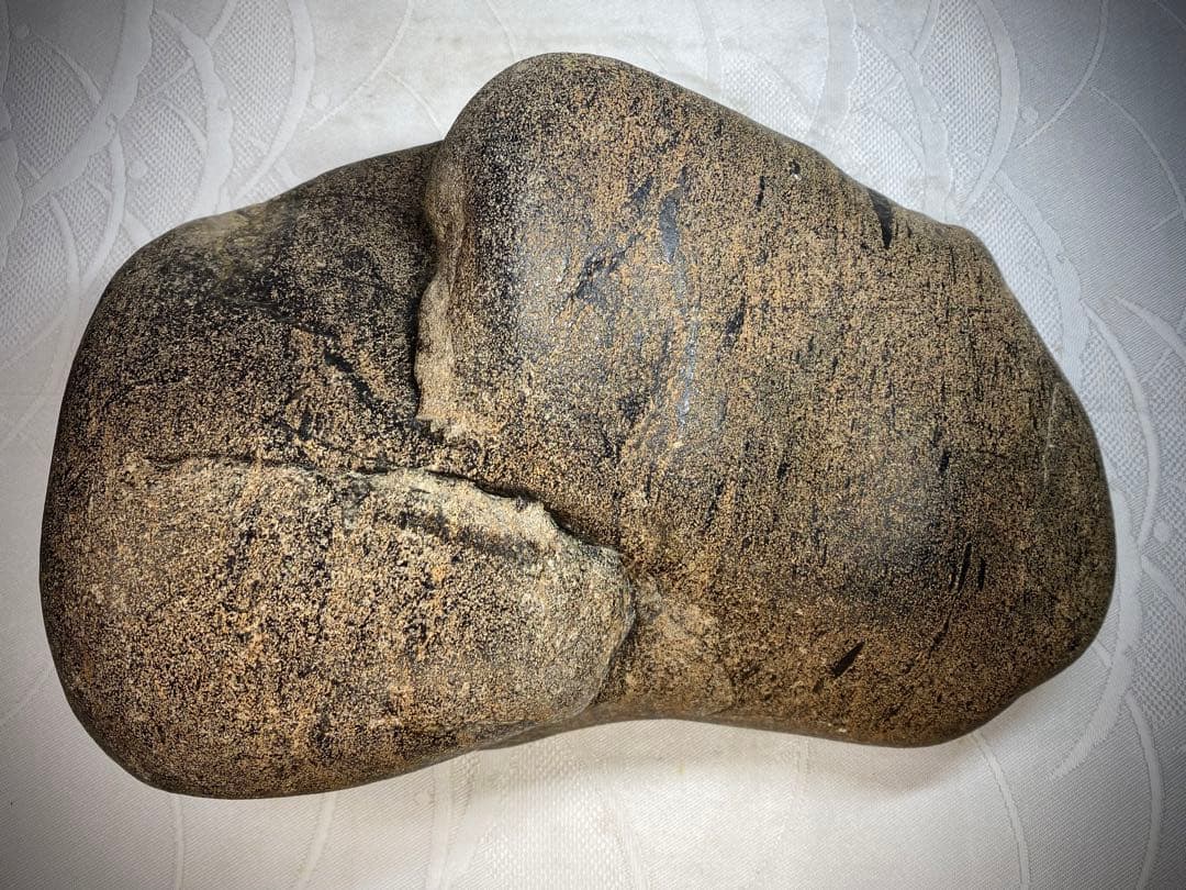 6571 《超希少》犀川金梨地石 ウブ 水石 盆栽 盆石 置物