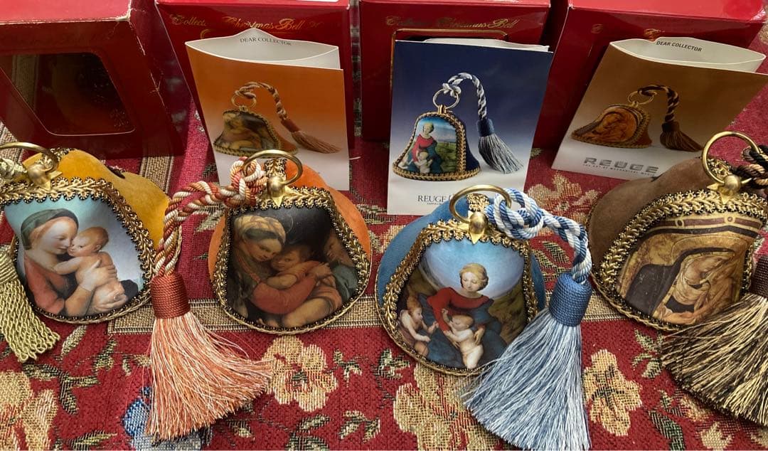 4点セット☆高級スイスオルゴール リュージュ クリスマスベル