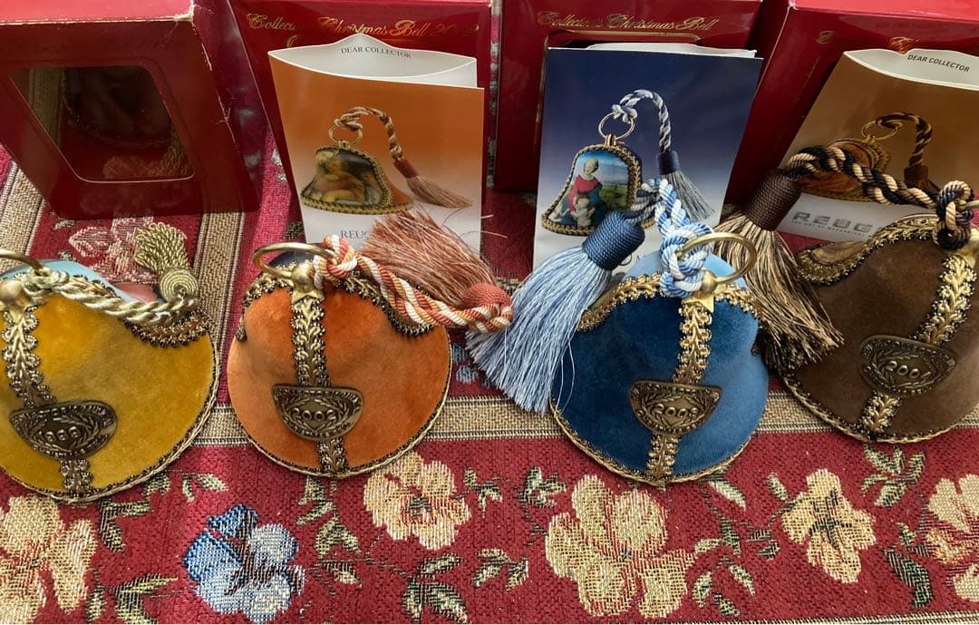 4点セット☆高級スイスオルゴール リュージュ クリスマスベル