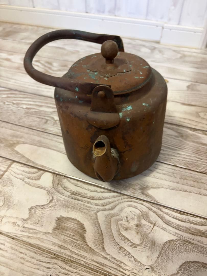 アンティーク銅製やかん