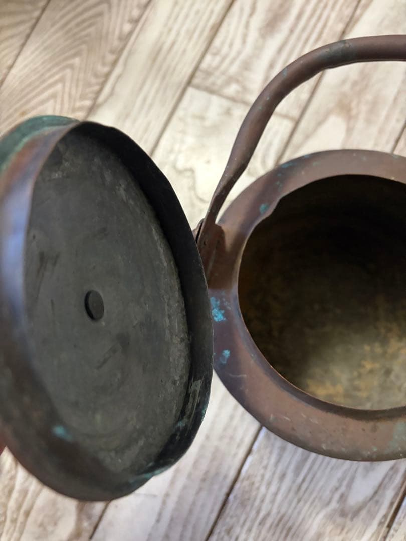 アンティーク銅製やかん