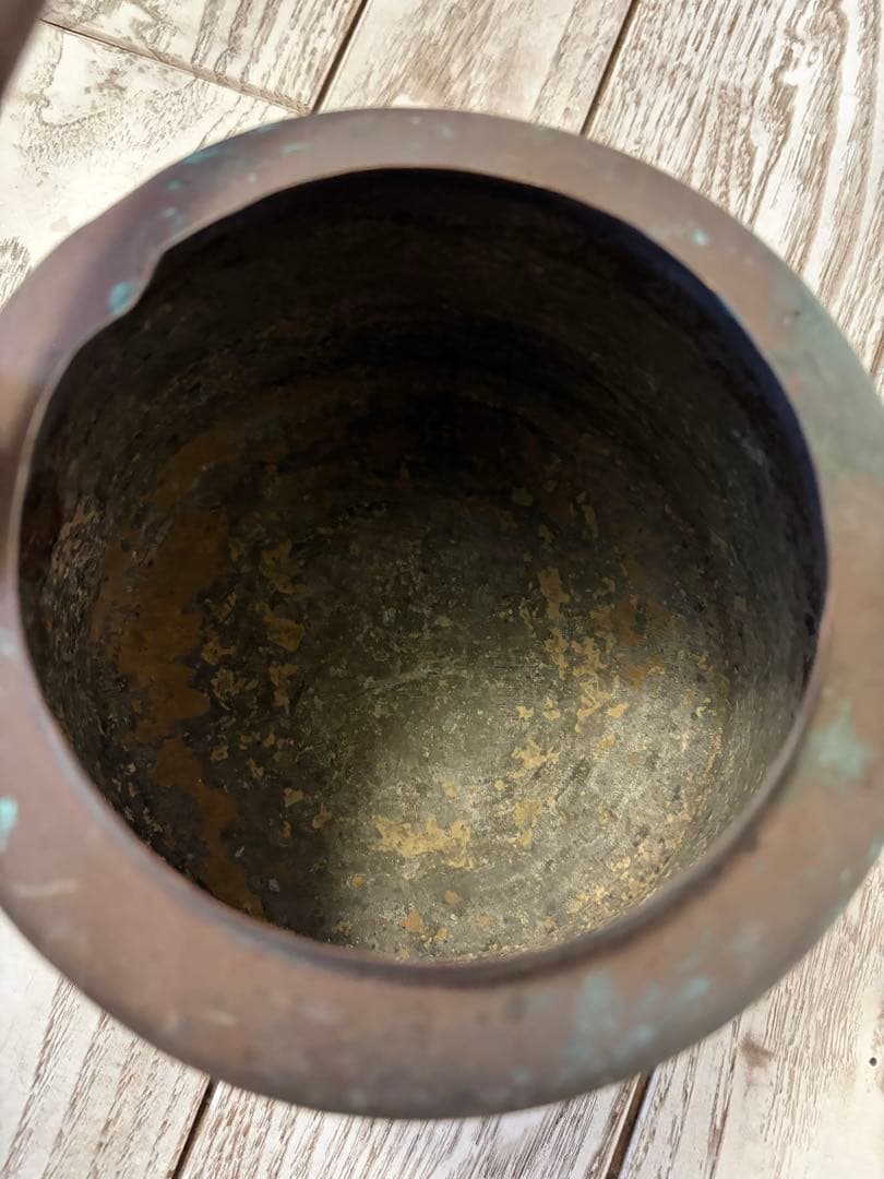 アンティーク銅製やかん