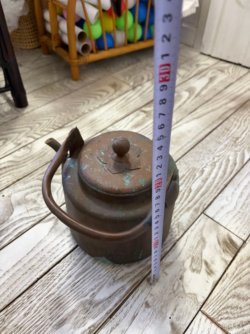 アンティーク銅製やかん