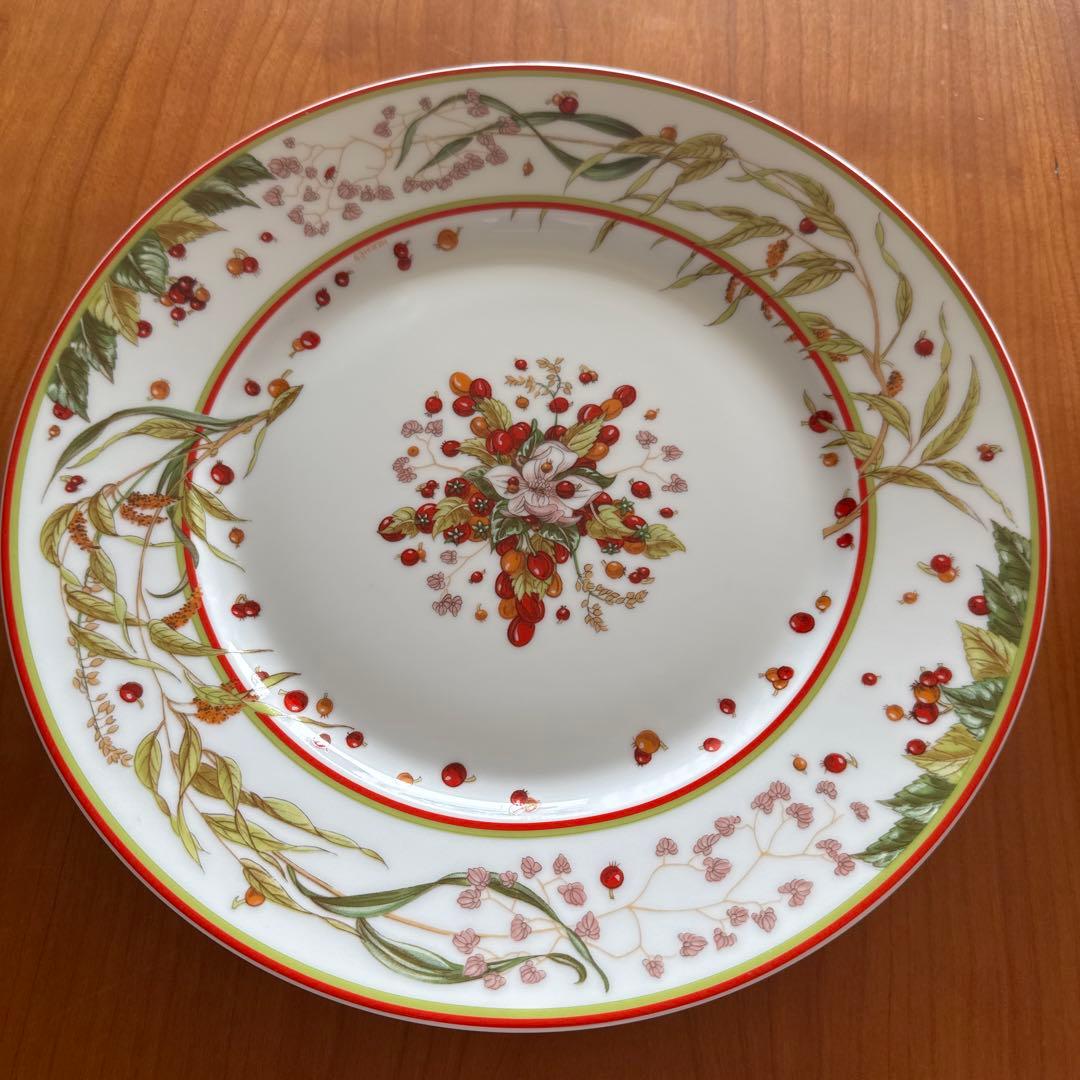 エルメス　ピタゴラスの庭　ディナープレート　大皿美品　廃番品　直径約27.5cm