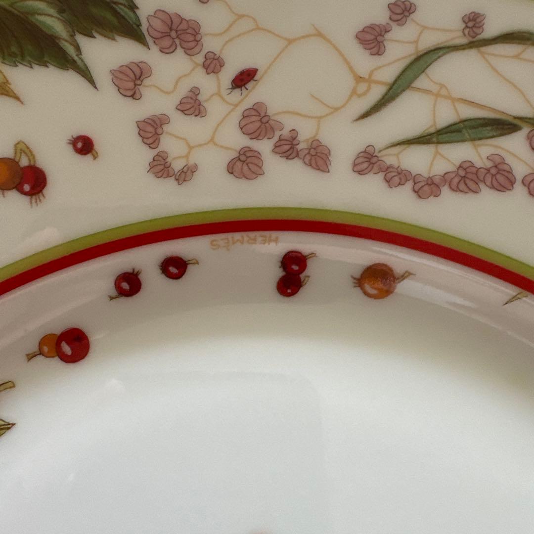 エルメス　ピタゴラスの庭　ディナープレート　大皿美品　廃番品　直径約27.5cm