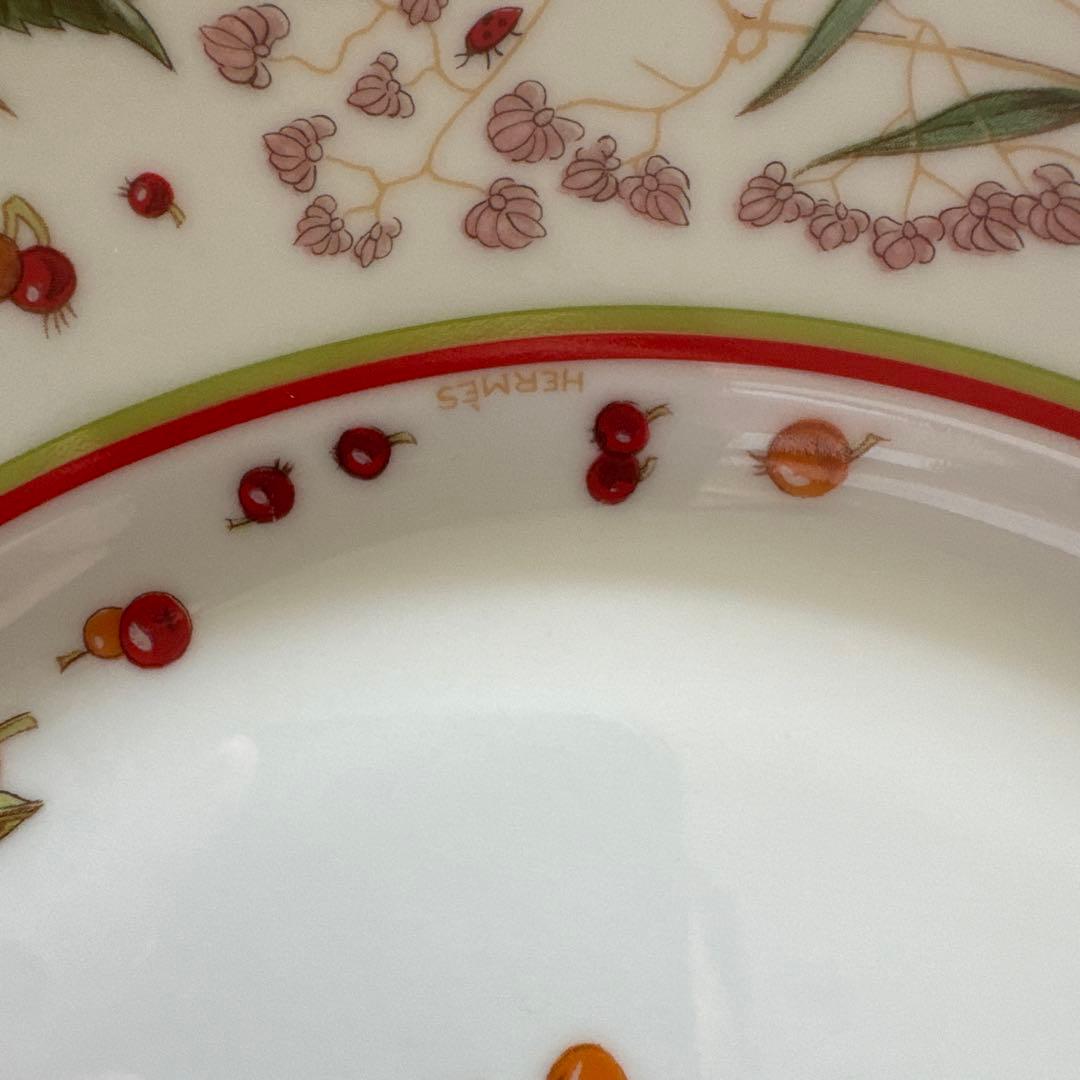 エルメス　ピタゴラスの庭　ディナープレート　大皿美品　廃番品　直径約27.5cm