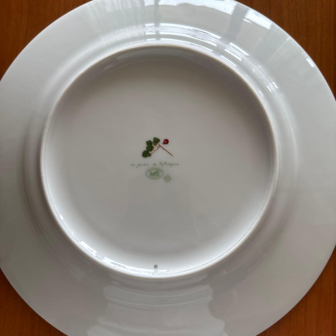エルメス　ピタゴラスの庭　ディナープレート　大皿美品　廃番品　直径約27.5cm