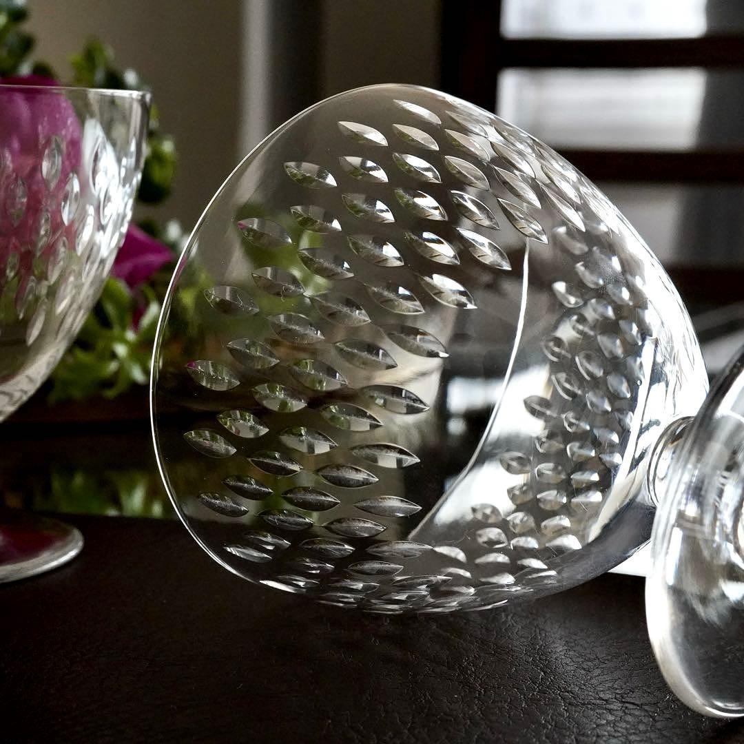 最大サイズ★美品★オールドバカラ★パリ★ウォーター グラス★ペア★赤ワインにも