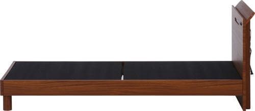 《新品・送料無料》木製ベッド　宮・ＬＥＤライト付