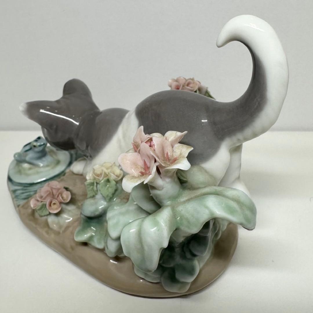 【売り切り！お値下げしました】LLADRÓ 猫　にらみ合い ねこ　リヤドロ