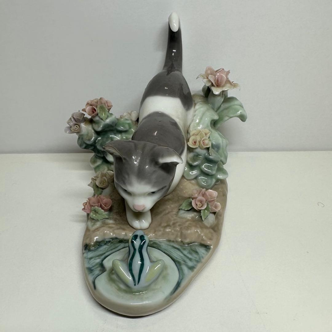 【売り切り！お値下げしました】LLADRÓ 猫　にらみ合い ねこ　リヤドロ