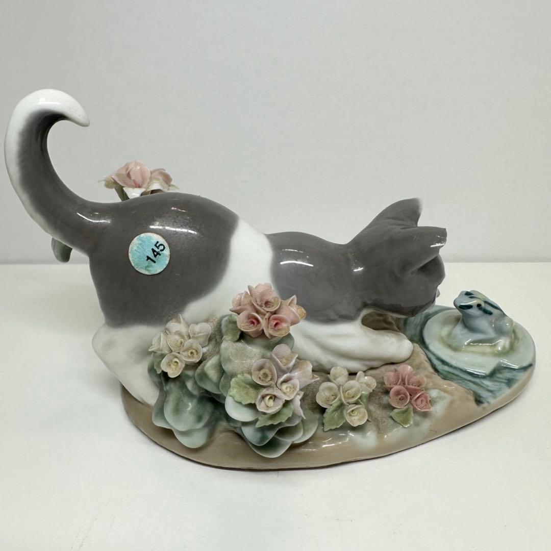 【売り切り！お値下げしました】LLADRÓ 猫　にらみ合い ねこ　リヤドロ