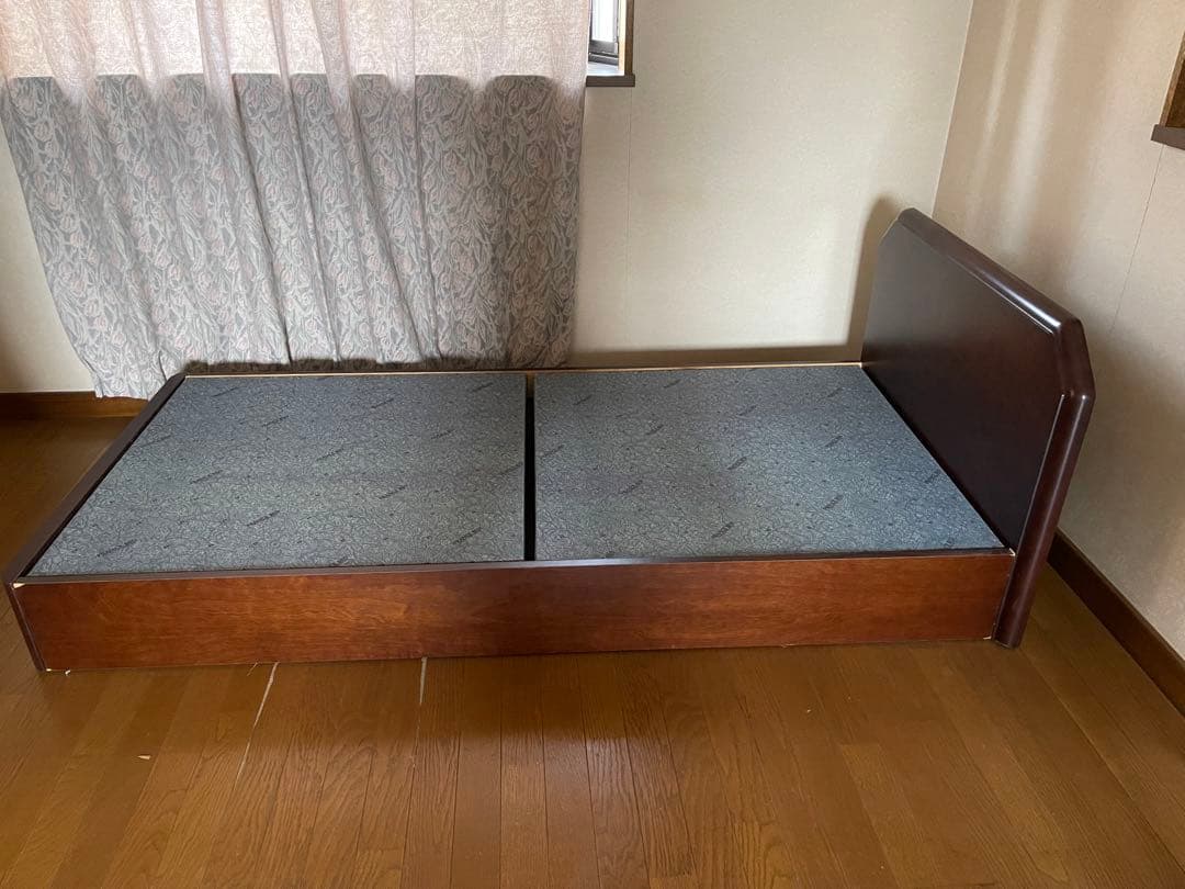 送料込み　お値下げ済み　フランスベッド　木製シングルベッド