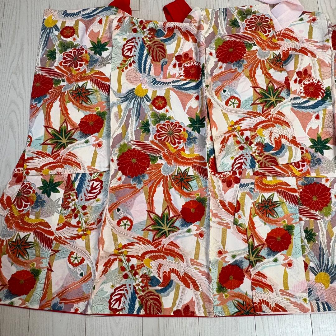 双子コーデ　2着　アンティーク着物　子供着物　七五三 産着