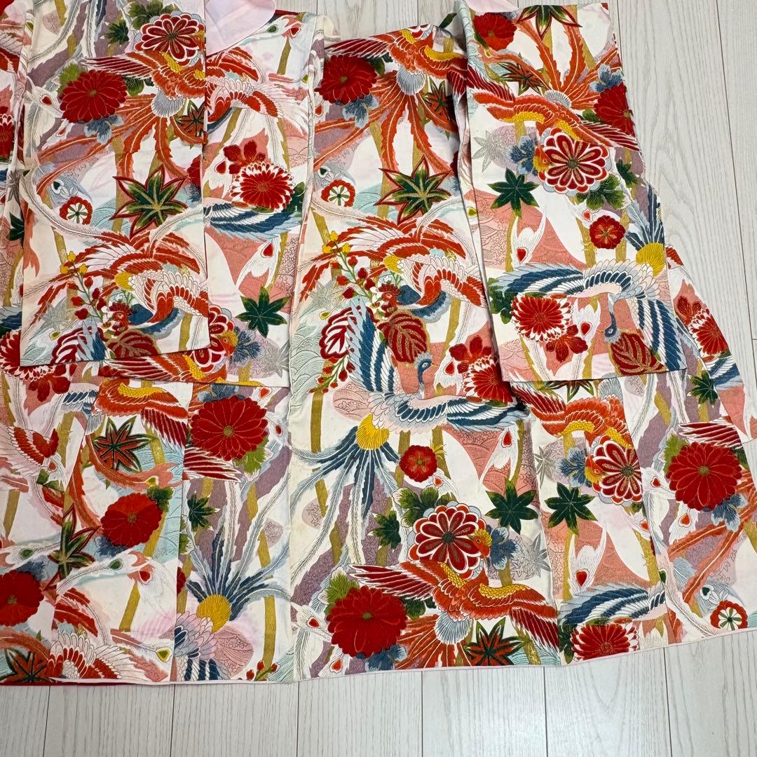 双子コーデ　2着　アンティーク着物　子供着物　七五三 産着