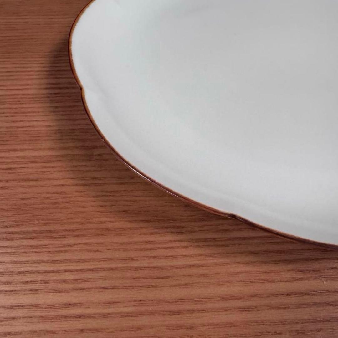 有田焼 李荘窯 渕錆白磁艶消し 輪花皿 3サイズセット☆