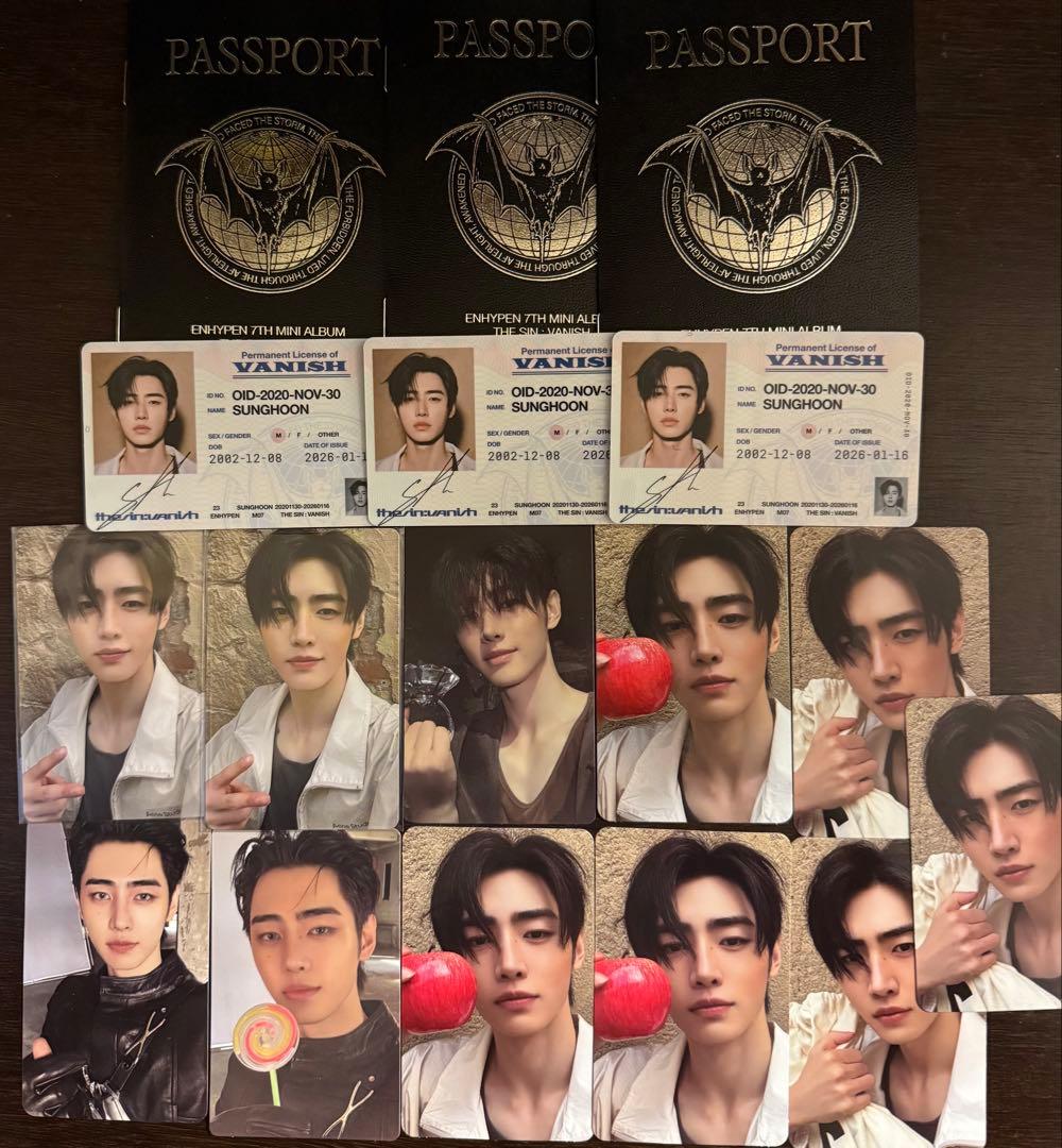 ENHYPEN THE SIN : VANISH トレカ他 ソンフン - メルカリ