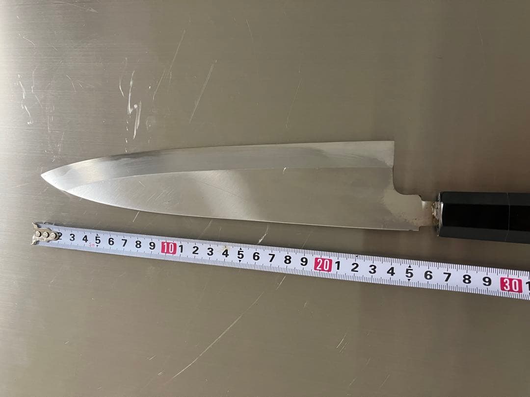 出刃包丁 青鋼　身卸出刃 240mm