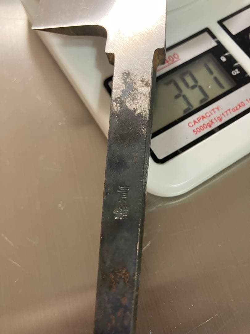 出刃包丁 青鋼　身卸出刃 240mm