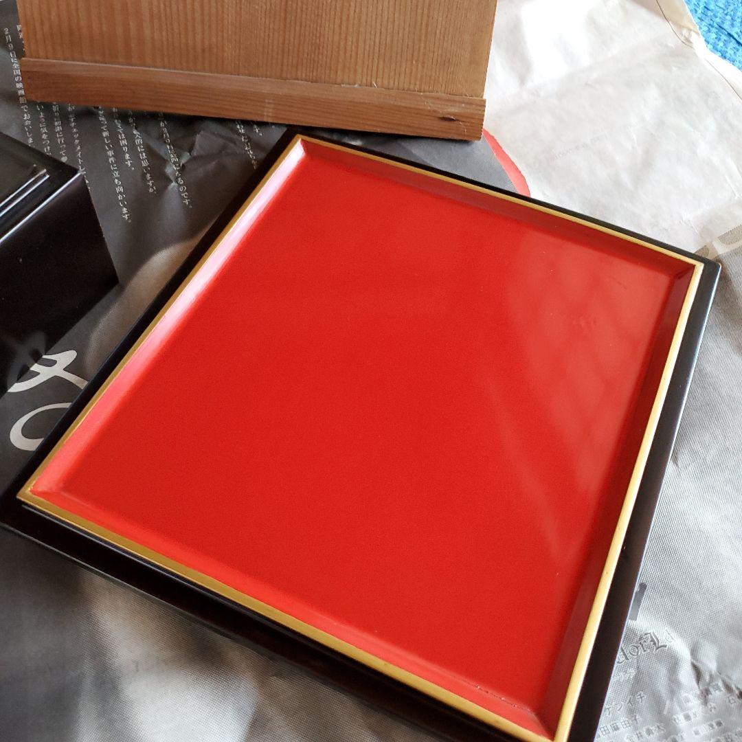 丸に木瓜 家紋入り 重箱