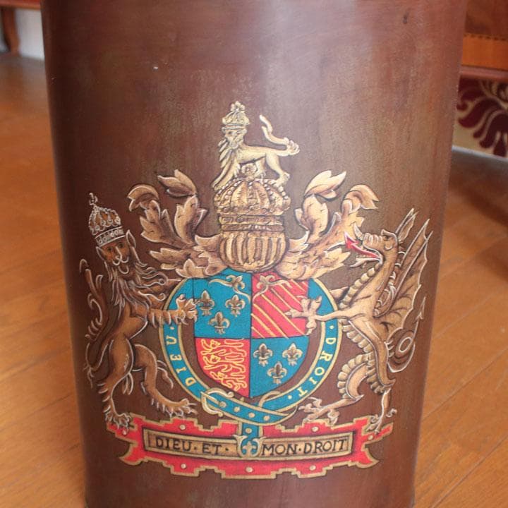 シノワズリ アンブレラスタンド ブリキ アンティーク風 128-065