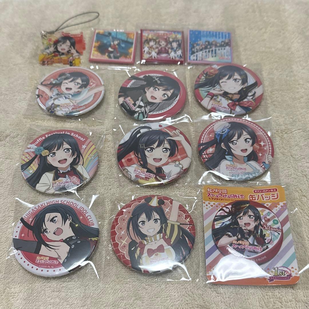 ラブライブ！ ガチャ 缶バッジ 優木せつ菜 虹ヶ咲学園 - メルカリ