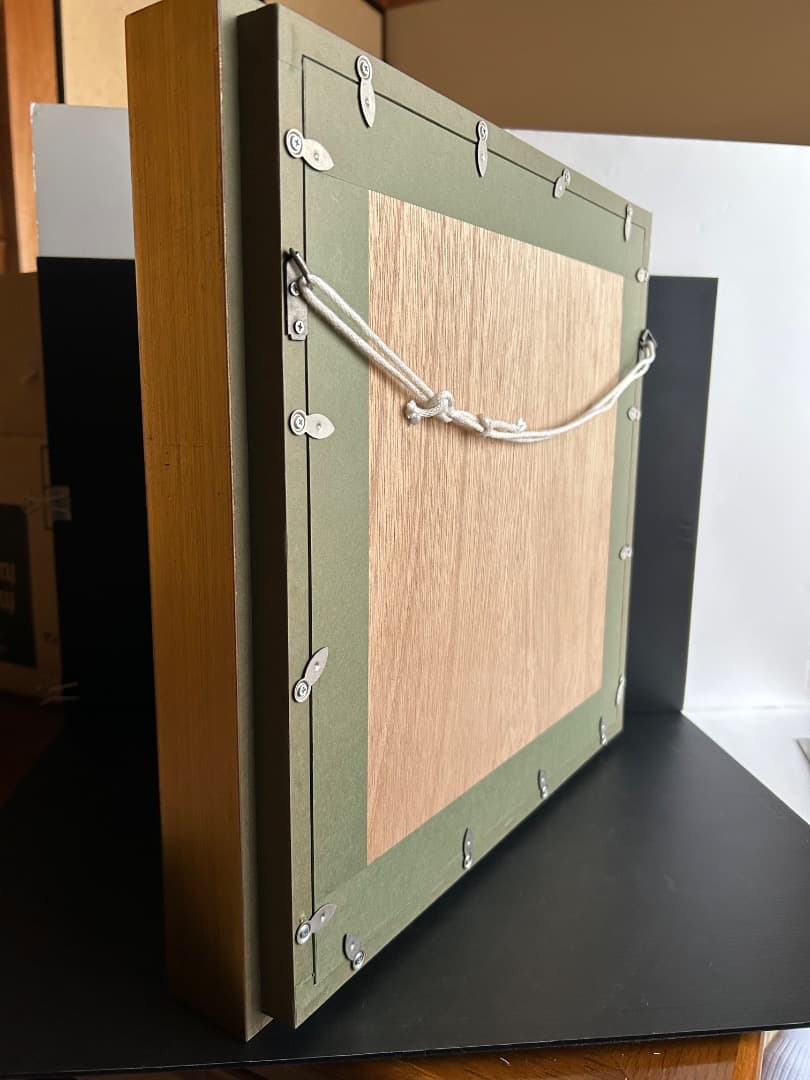 マイセンの透かし模様 額装絵皿