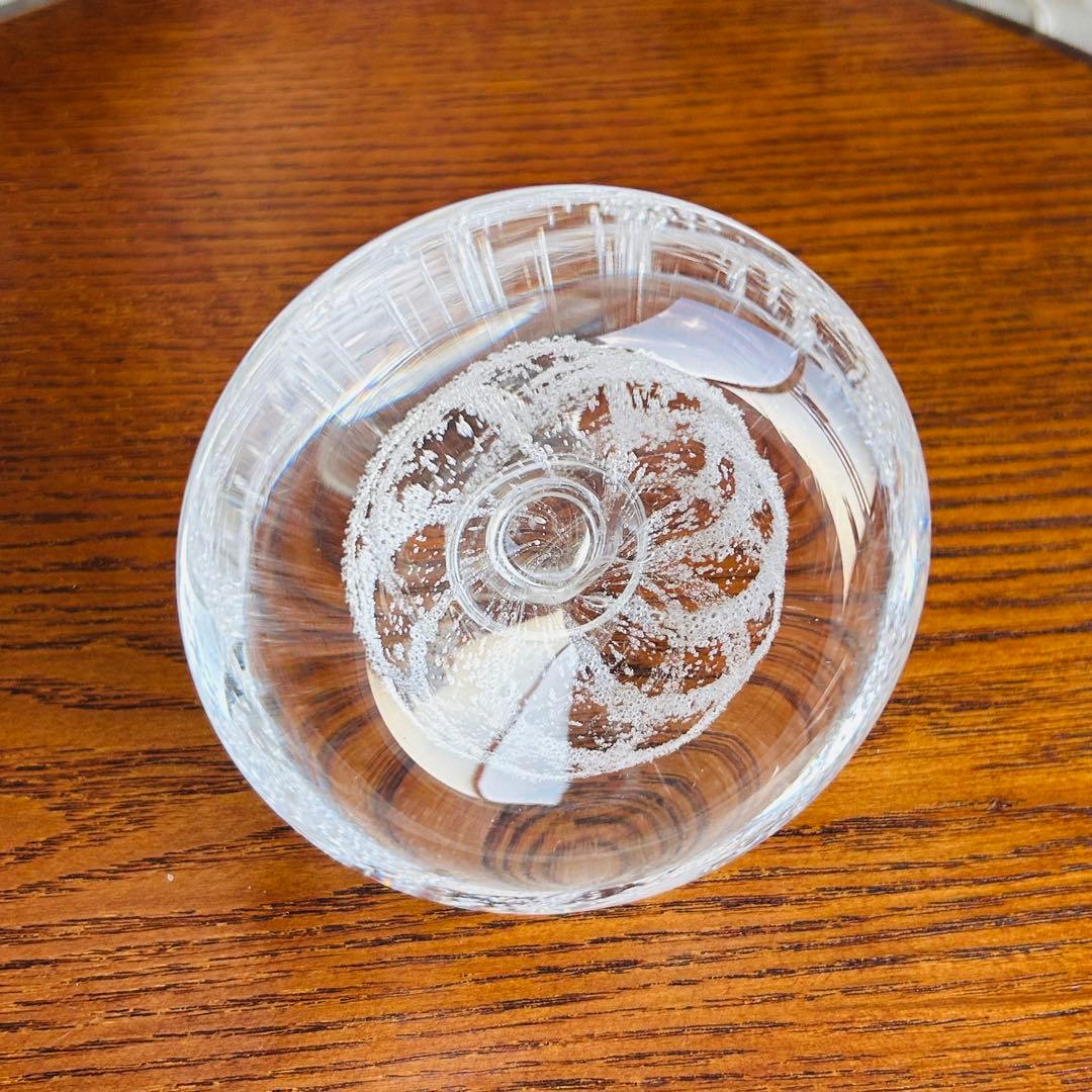 田井将博　作家　ガラス　浅漬け鉢　気泡　渦巻き