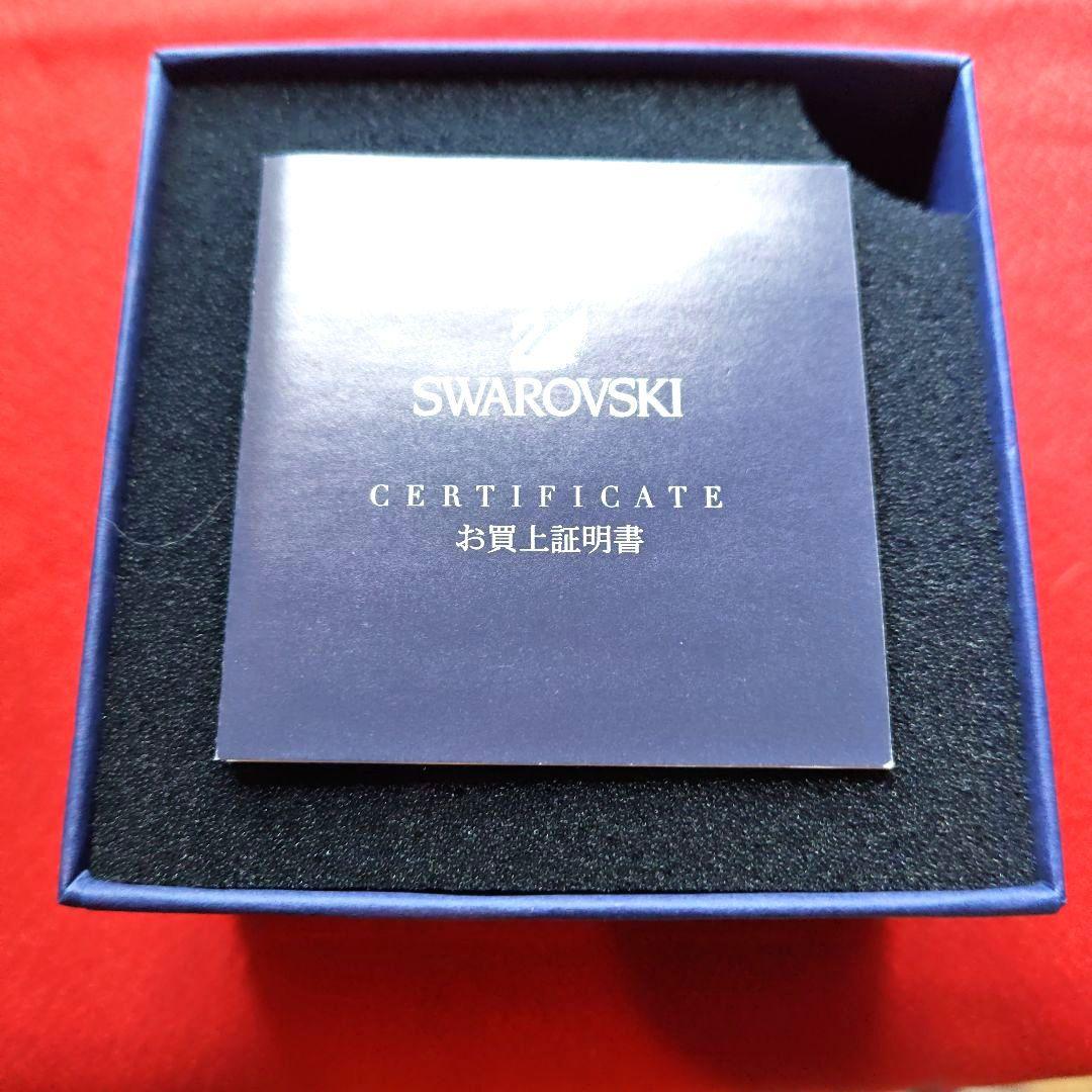 スワロフスキー クリスタル幸運を運ぶ四つ葉のクローバーの置物 新品未使用 化粧箱