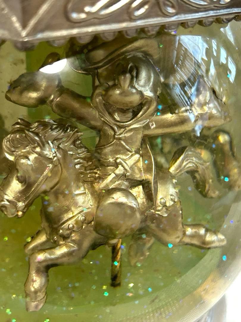 【非売品】ディズニー ミッキー オルゴール スノードーム