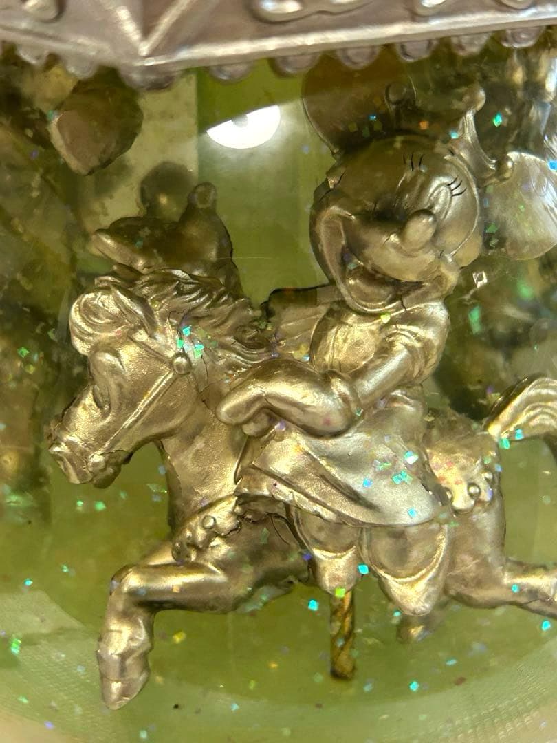 【非売品】ディズニー ミッキー オルゴール スノードーム