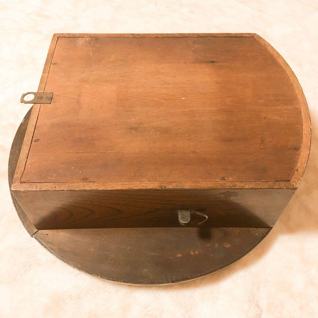 【時計●無銘 掛け時計 明治 大正 昭和レトロ 木製／動作未確認】