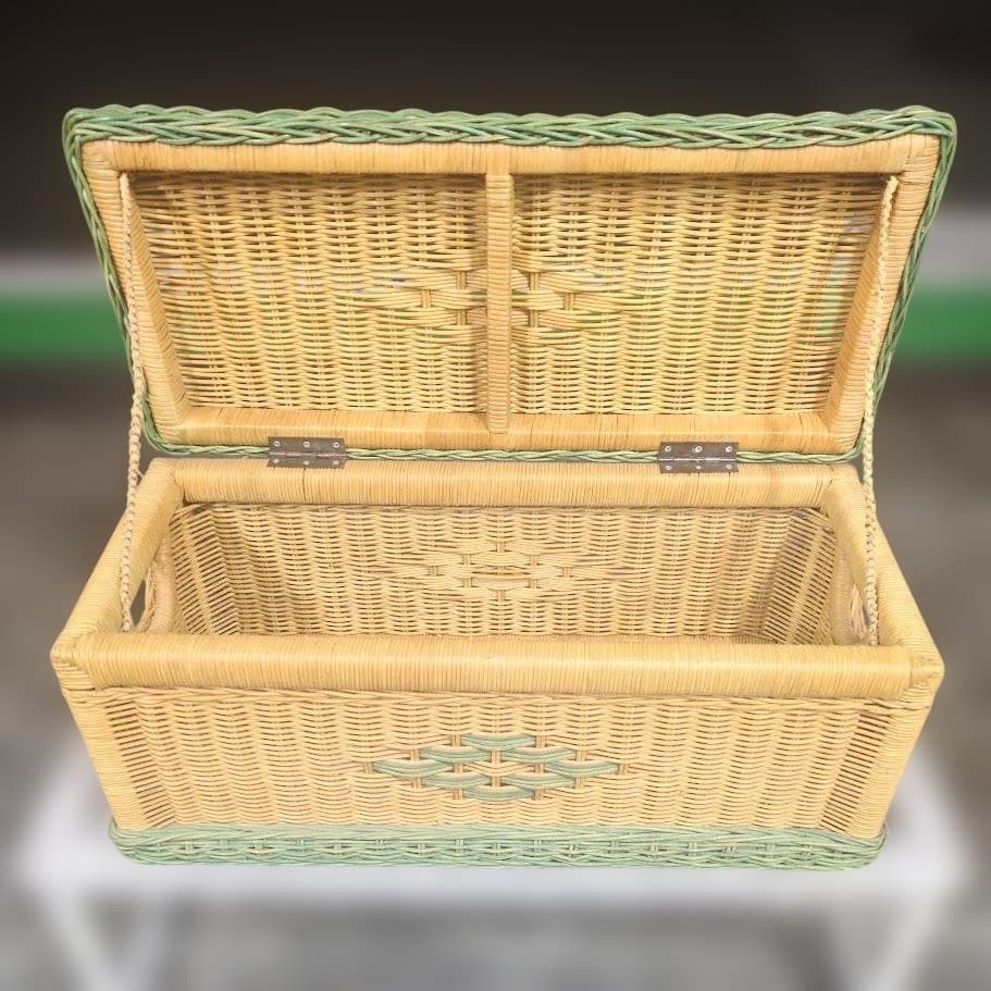 ラタン収納ボックス 籐 ケース 籠