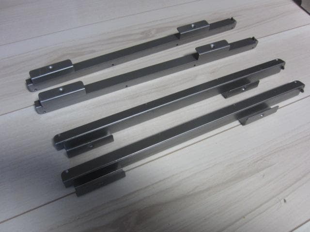 MUJI /無印良品　ステンレスユニットシェルフ3段　ステンレスバスケット×2