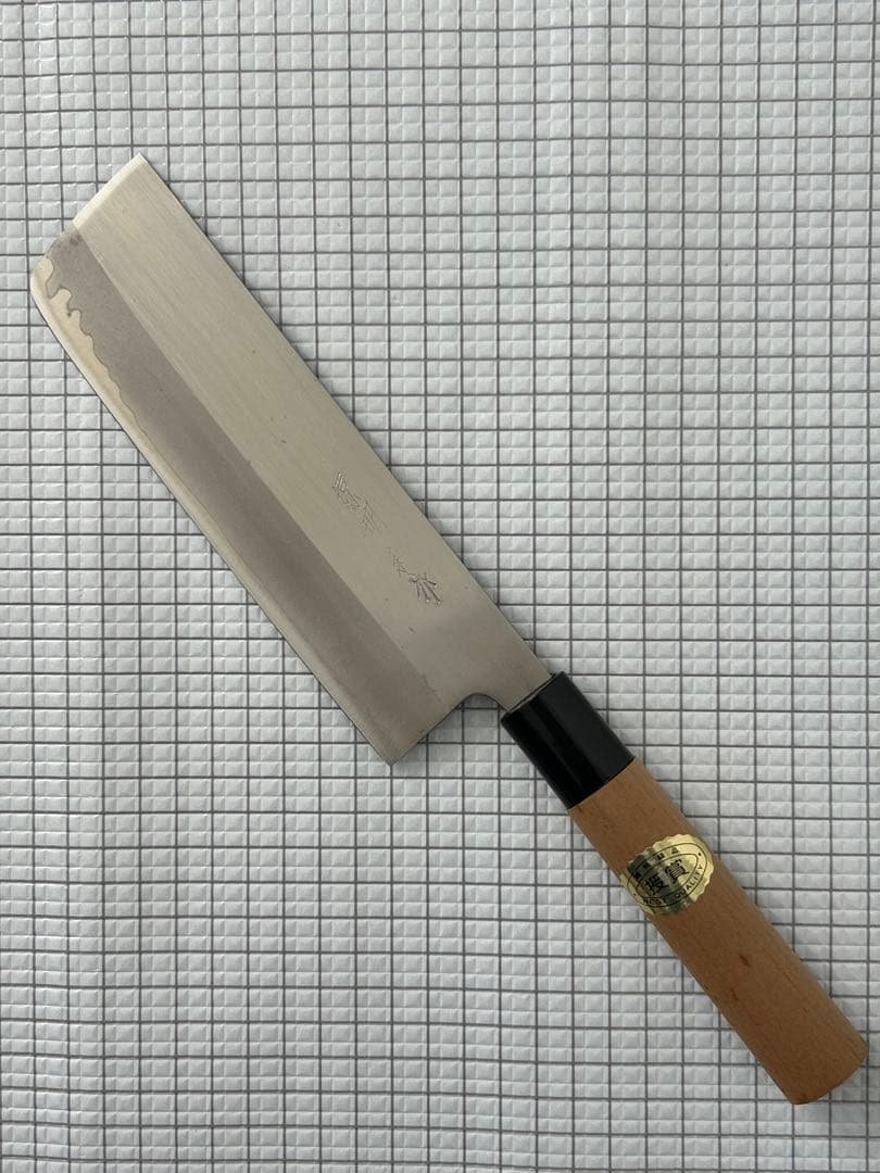 包丁 菜切包丁 菜切 170mm ステンレス鋼 朴丸柄