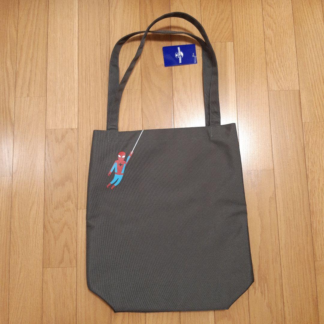 USJ限定スパイダーマン トートバッグ グレー - メルカリ