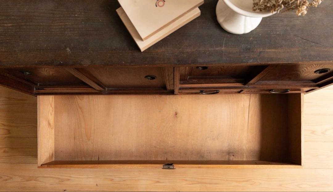 ローボード　木製　収納棚　古道具　古家具　和家具　ビンテージ　アンティーク