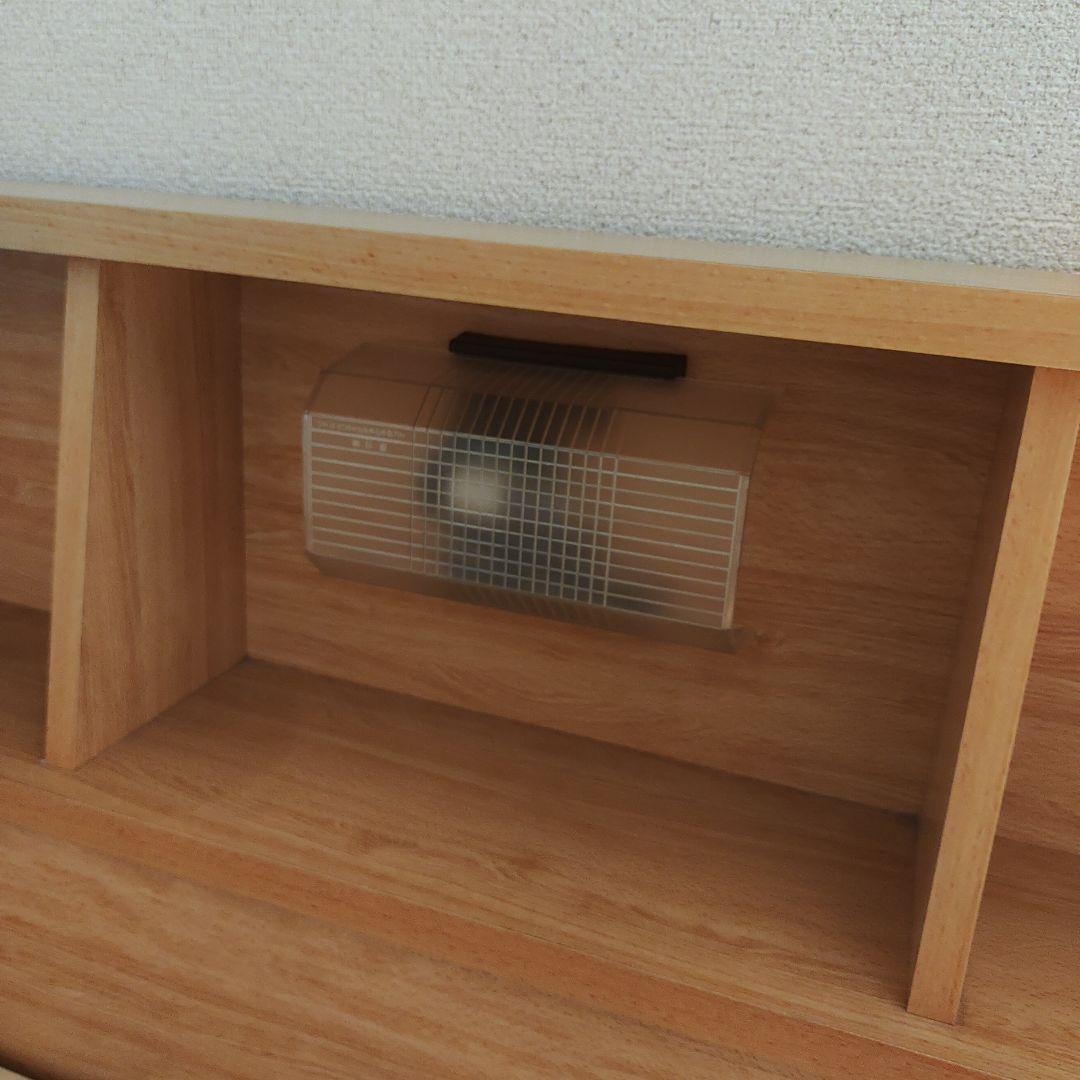 大容量収納付き　ベッドフレーム　シングルベッド　読書灯付き　ナチュラル　送料込み