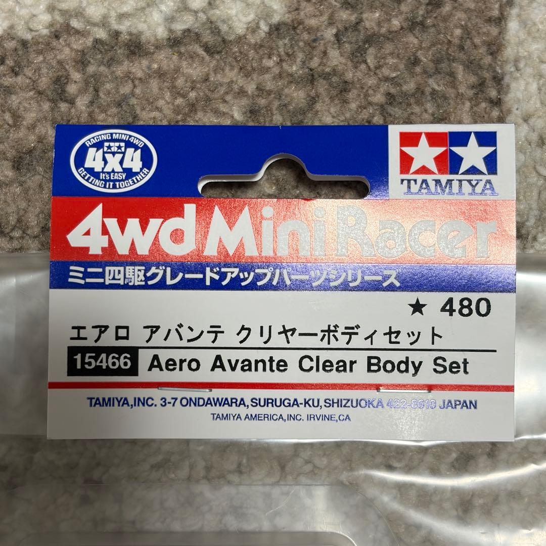 未開封】ミニ四駆 ポリカボディ 10点まとめ売り アバンテ/サンダー