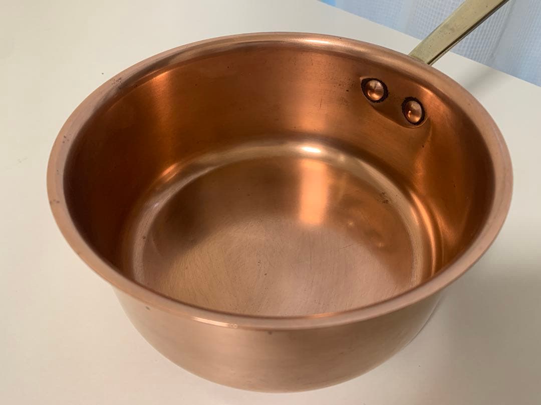 銅製 内径16.5cm片手鍋　イギリス製　アンティーク