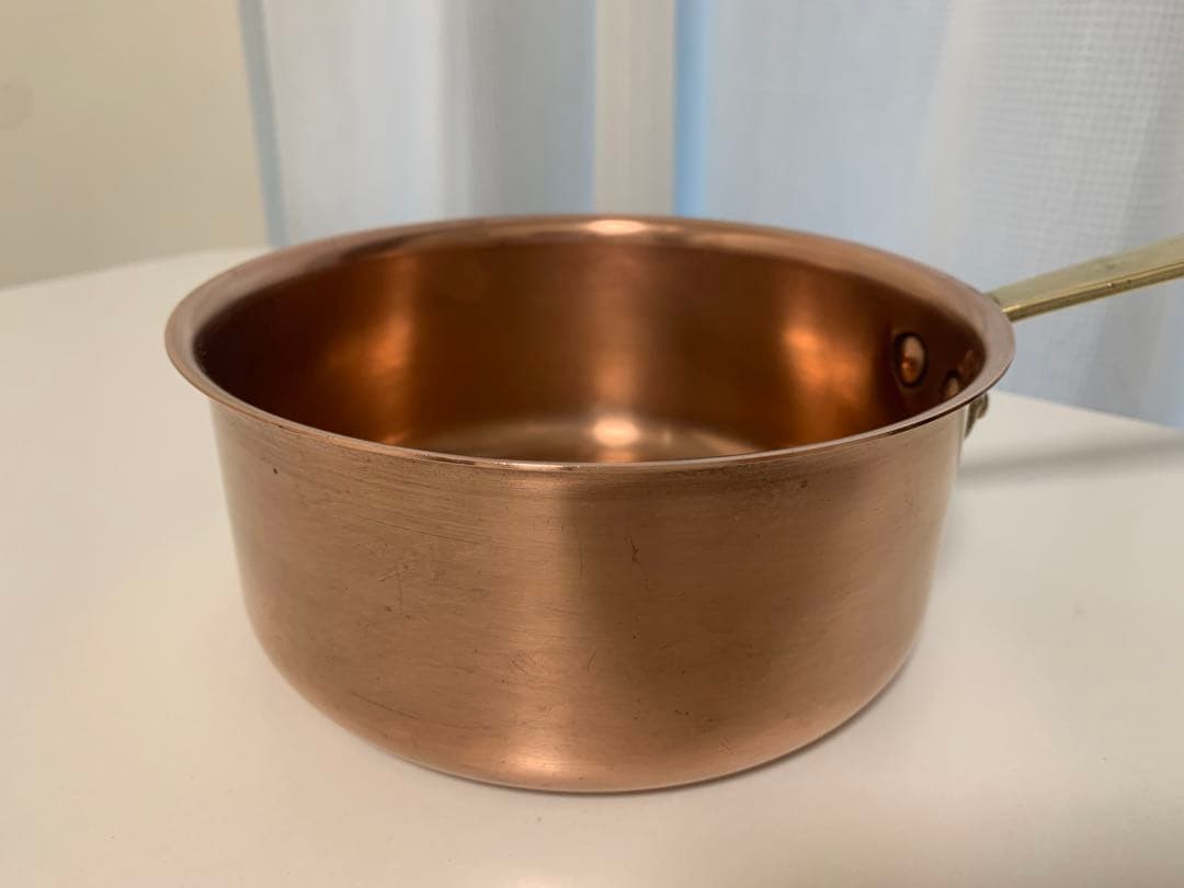 銅製 内径16.5cm片手鍋　イギリス製　アンティーク