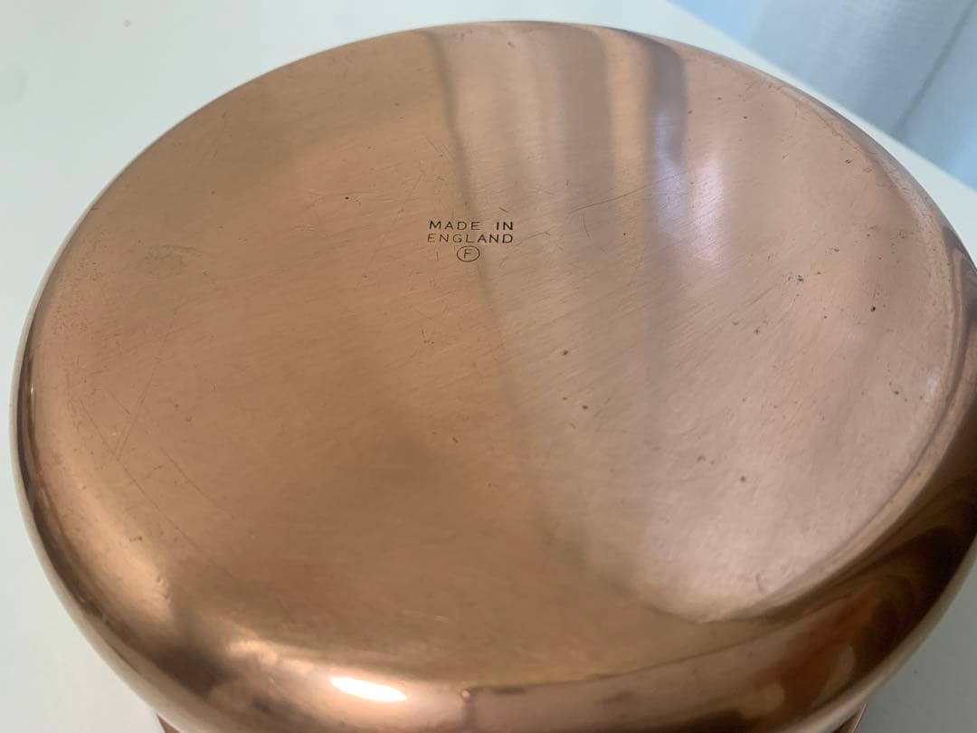 銅製 内径16.5cm片手鍋　イギリス製　アンティーク