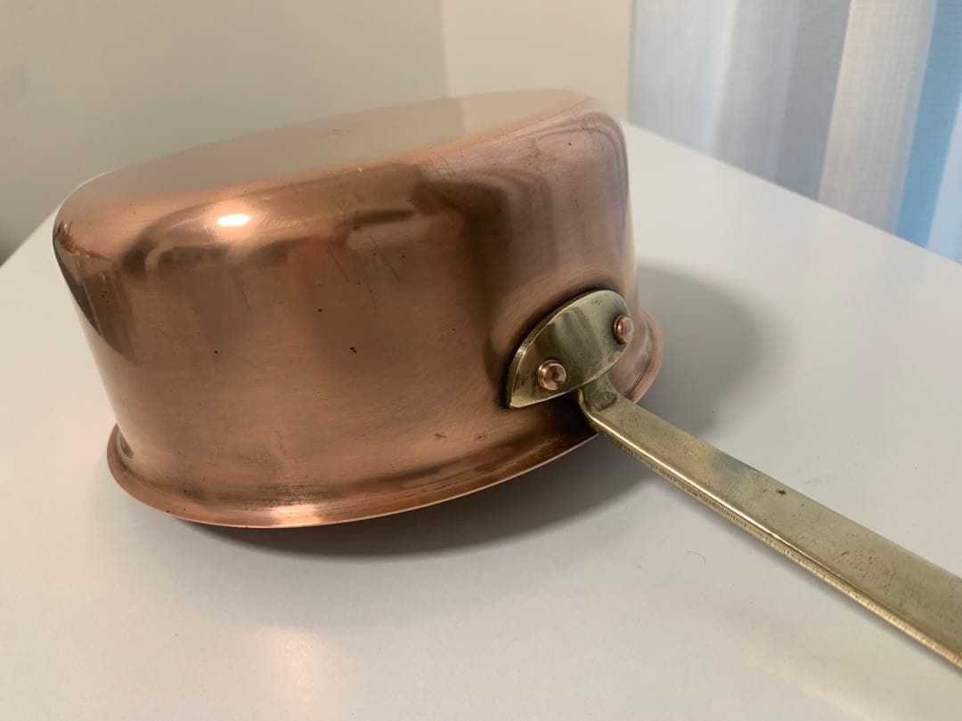 銅製 内径16.5cm片手鍋　イギリス製　アンティーク