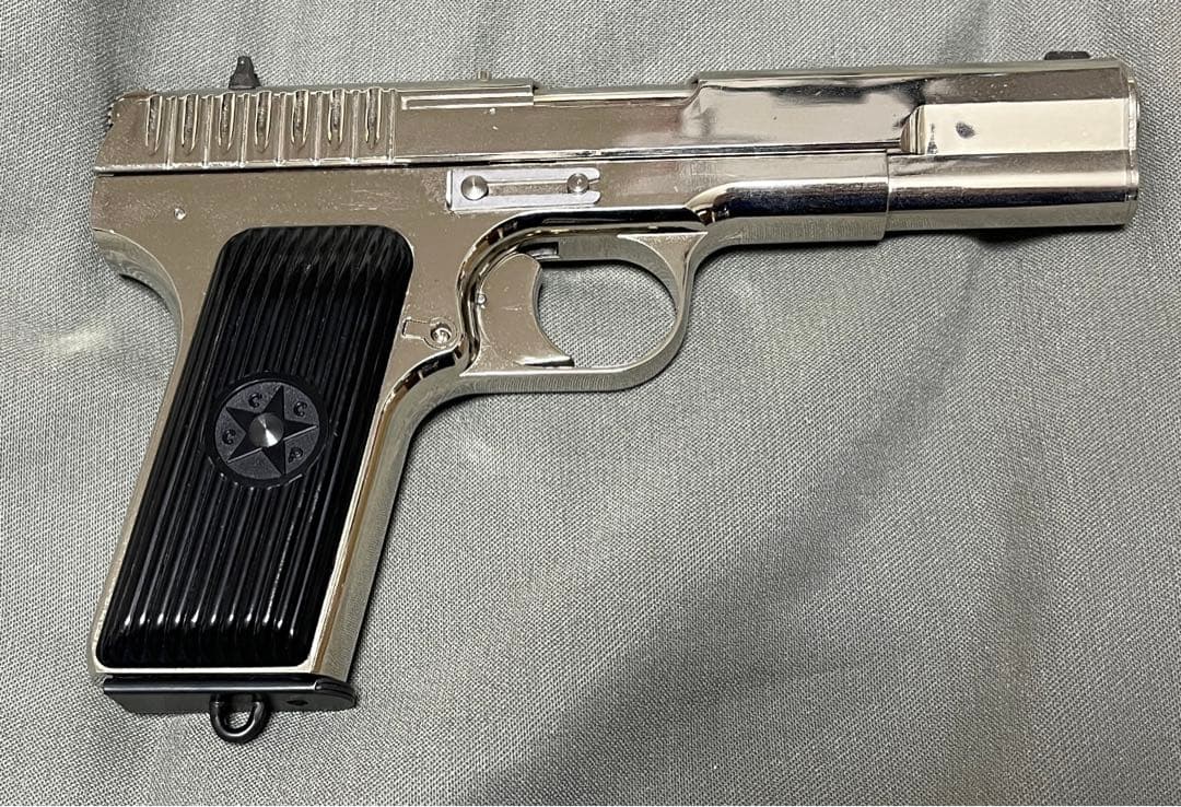 ハドソン製 トカレフ TT-33 シルバーメッキ ガスガン ジャンク - メルカリ