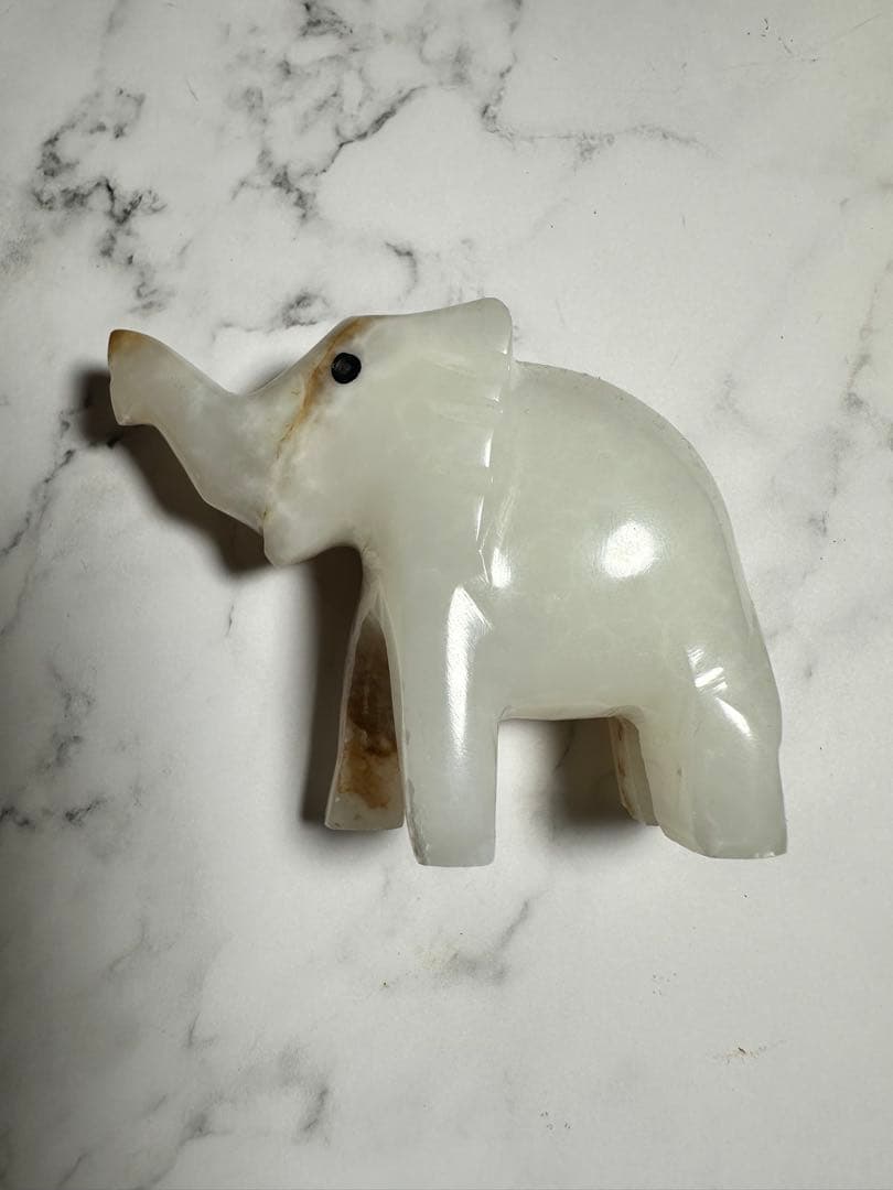 オニキス像 2体セット 天然石インテリア