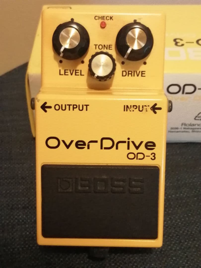 BOSS OD-3 オーバードライブ (台湾製・外箱ほか ささやかおまけ付き