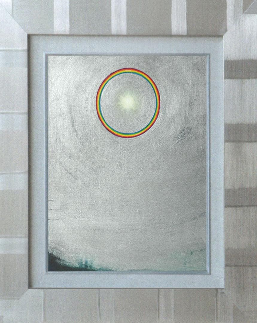 油絵 菅家令子 絵 絵画 インテリア F3-S72023 風景 祈り 希望 奇跡