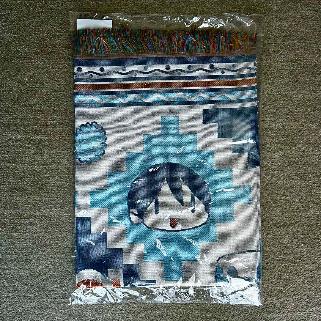 ゆるキャン△10周年展 「こうするとぬくいですぞ」ブランケット【新品